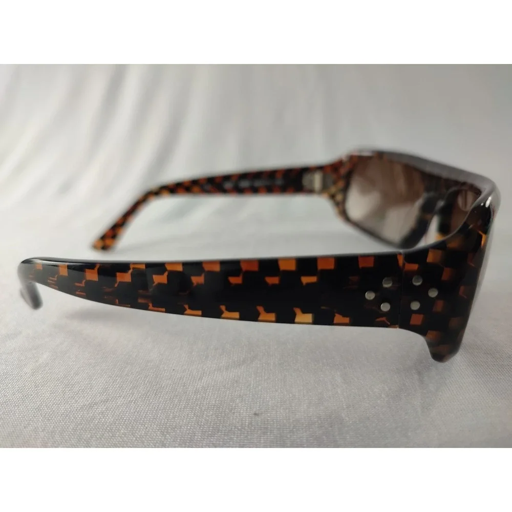 Beausoleil Paris 427 348 Vintage Wrap Sunglasses French Handmade Brown Mint
